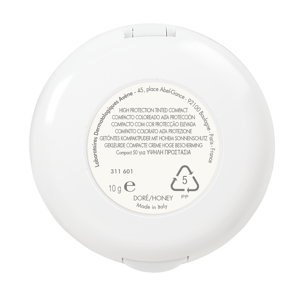 Avène Compact Getinte Zonnecrème SPF50+ Zand 10g