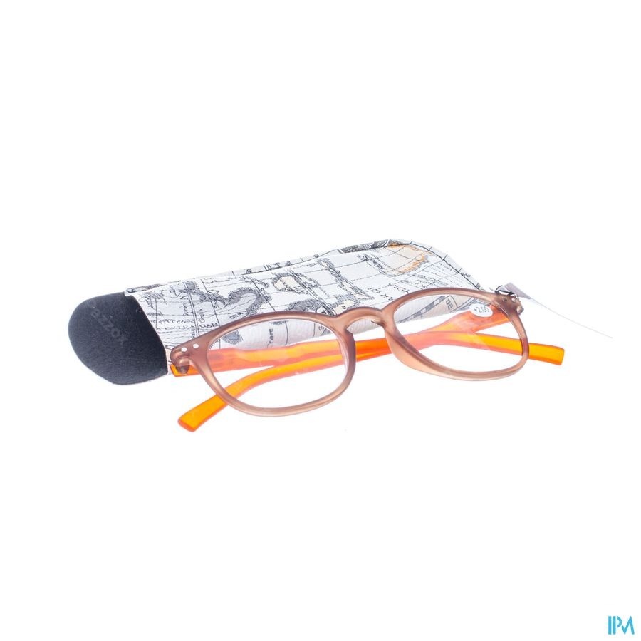 Pharmaglasses Leesbril Comp. +2.00 Brown/orange