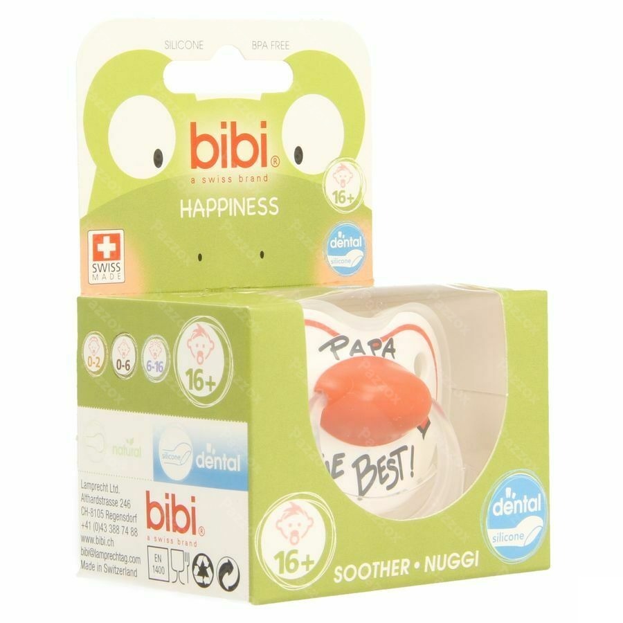 Bibi Fopspeen Happiness Papa +16m