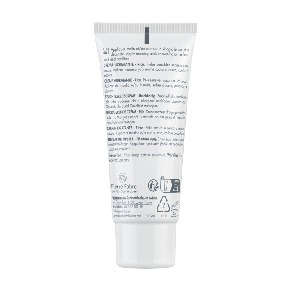 Avène Hydrance Rijke Crème Droge Huid 40ml