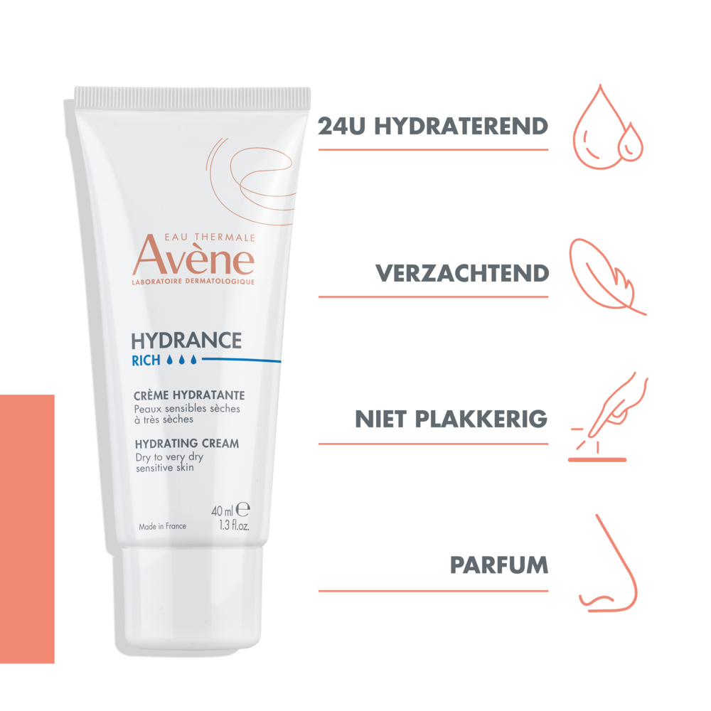 Avène Hydrance Rijke Crème Droge Huid 40ml