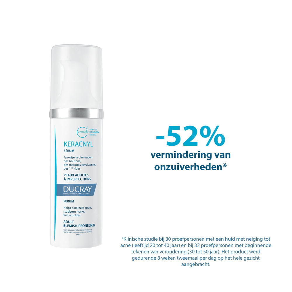 Ducray Keracnyl Serum Anti-Onzuiverheden Volwassen Huid 30ml