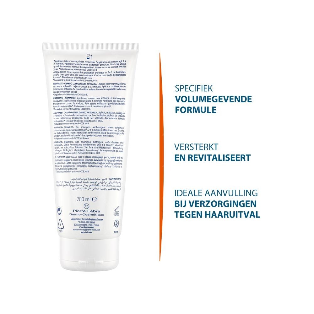 Ducray Anaphase+ Shampoo Haaruitval 200ml