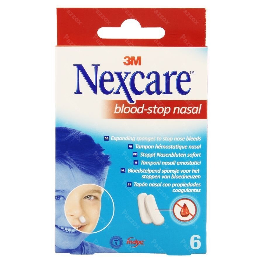 Nexcare Bloedneus Stop Geimpregneerd 6 N1700np