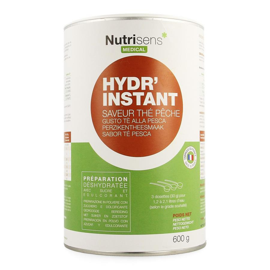 Hydr'instant Perzikthee 600g