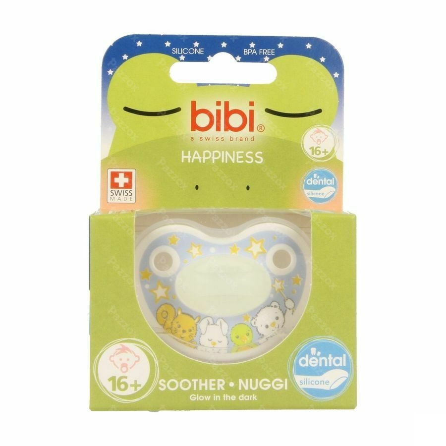 Bibi Fopspeen Dental Glow In The Dark +16m