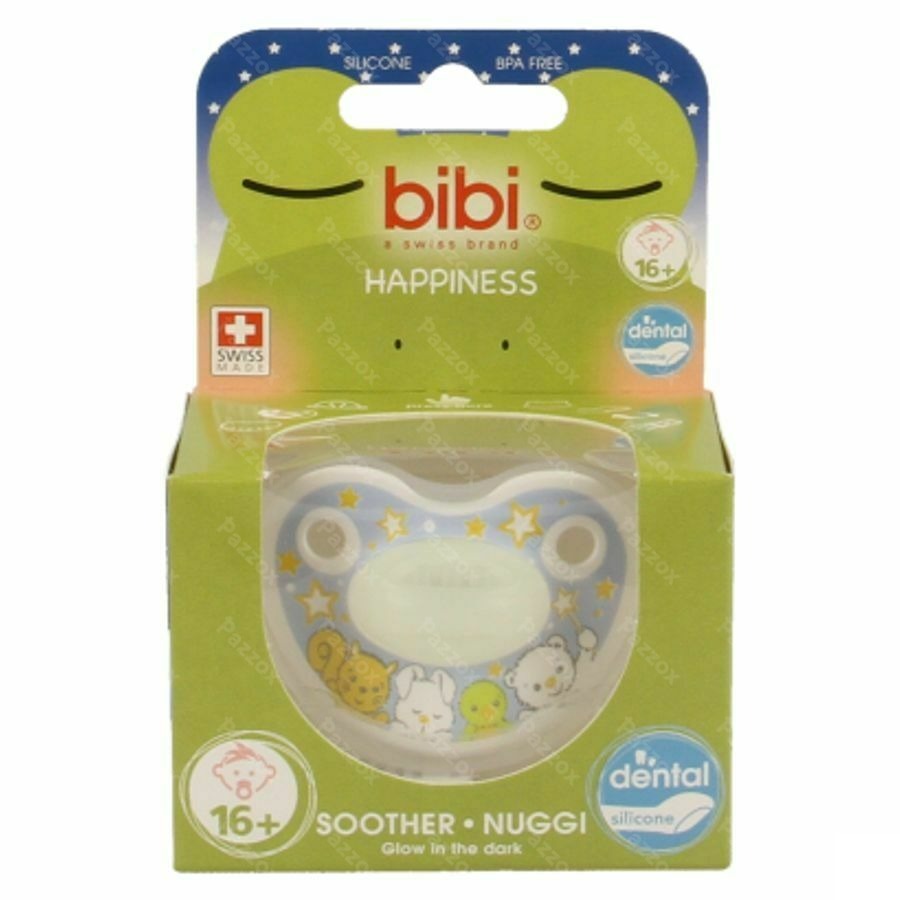 Bibi Fopspeen Dental Glow In The Dark +16m