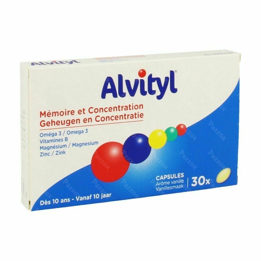 Alvityl Geheugen Concentratie Caps 30