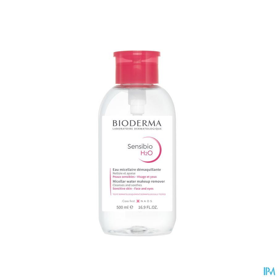 Bioderma Sensibio H20 Micellair Reinigingswater Doseerpomp 500ml afbeelding 1