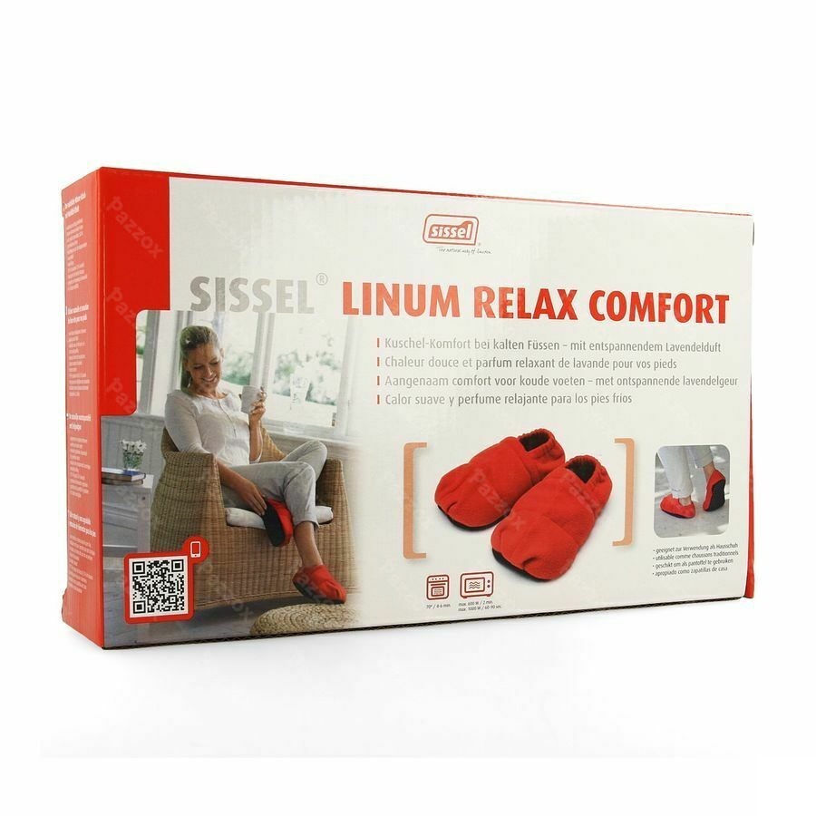 Sissel Linum Relax Comf.warmtepant.lijnz.36-40rood