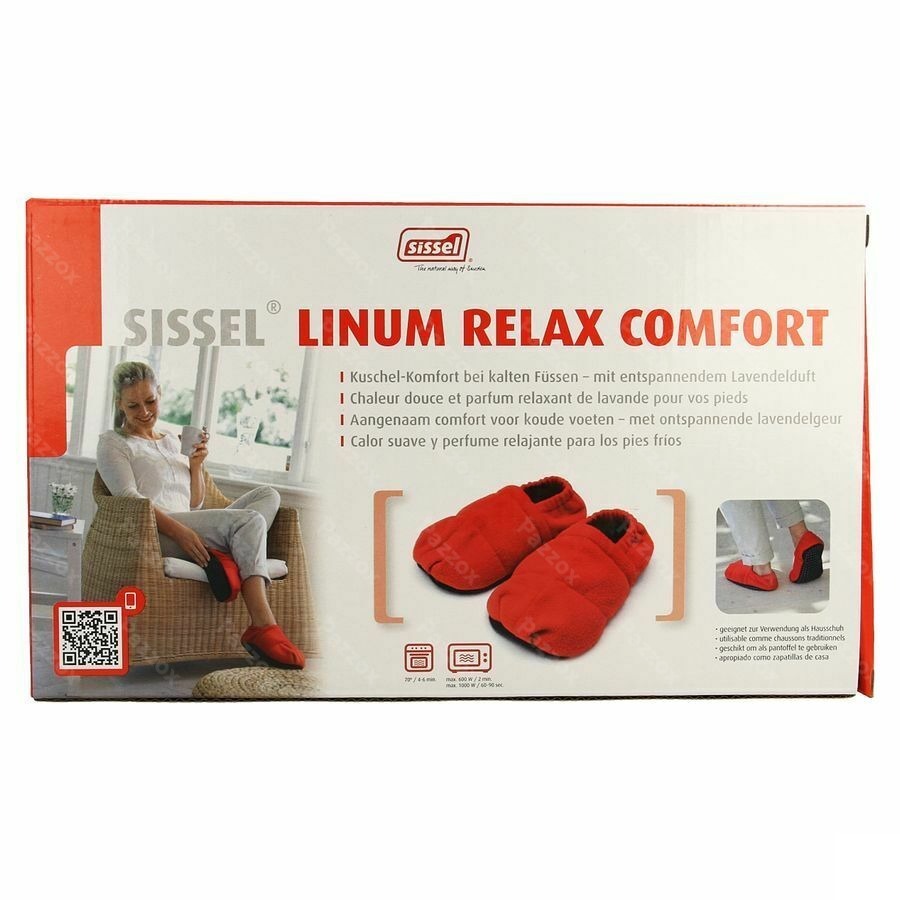 Sissel Linum Relax Comf.warmtepant.lijnz.36-40rood