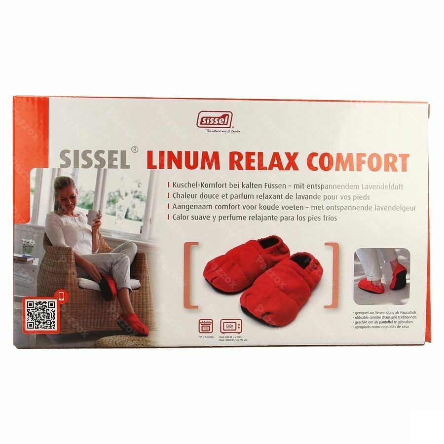 Sissel Linum Relax Comf.warmtepant.lijnz.41-45rood