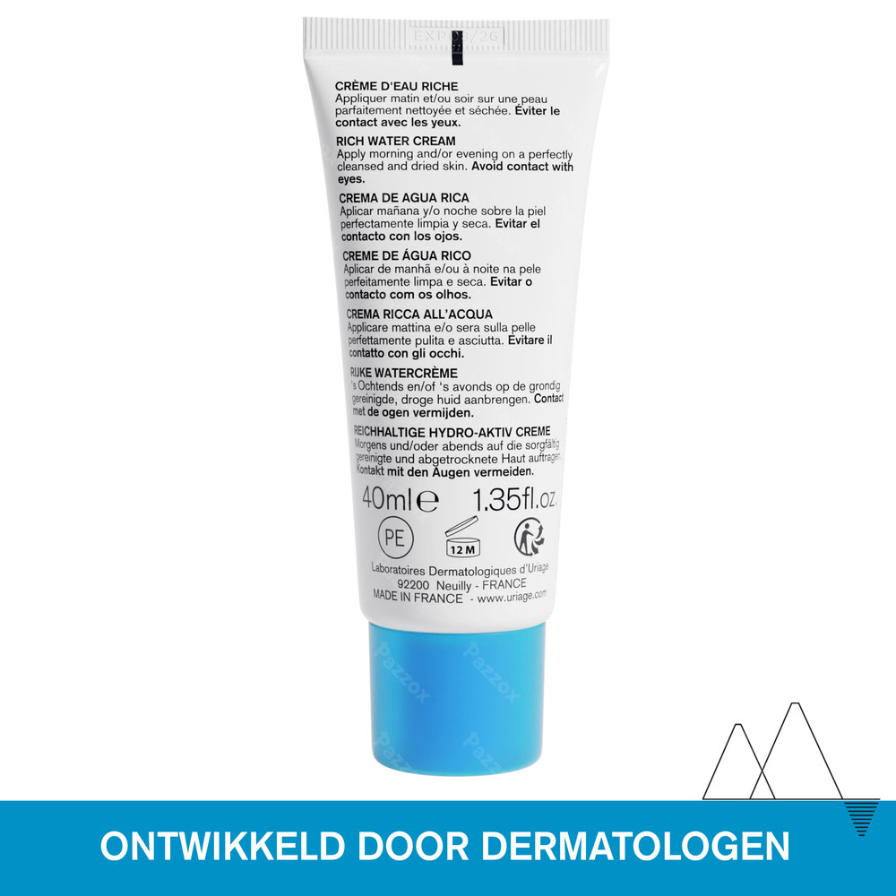 Uriage Hydraterende Gezichtscrème Droge tot Zeer Droge Huid 40ml