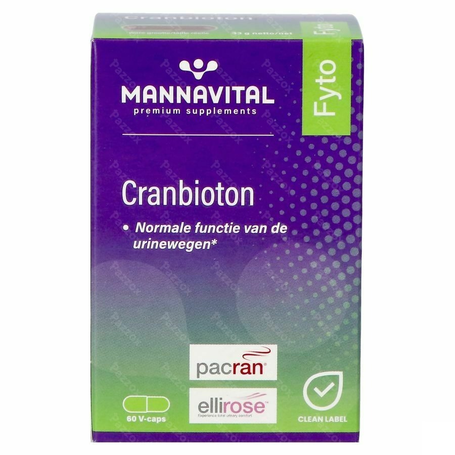 Mannavital Cranbioton V-caps 60