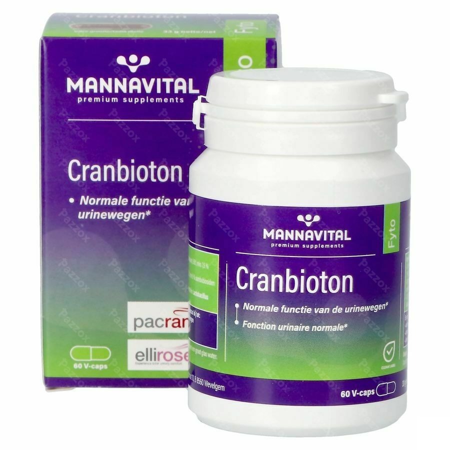 Mannavital Cranbioton V-caps 60