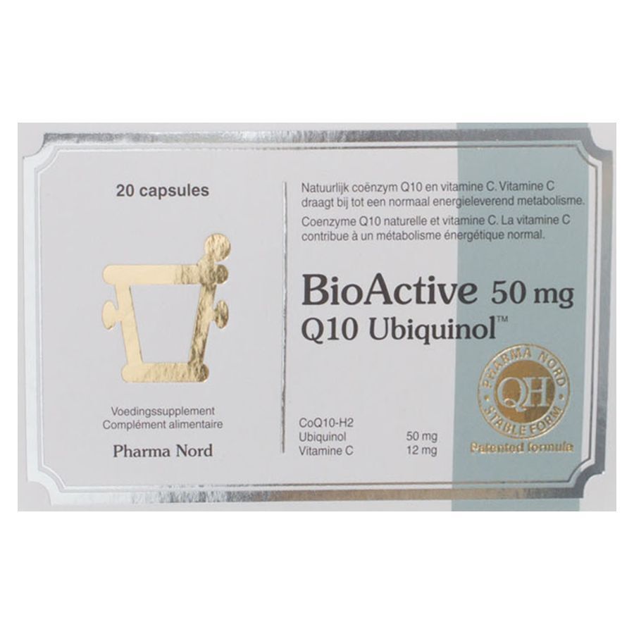 BioActive Q10 50mg 20 Capsules afbeelding 1