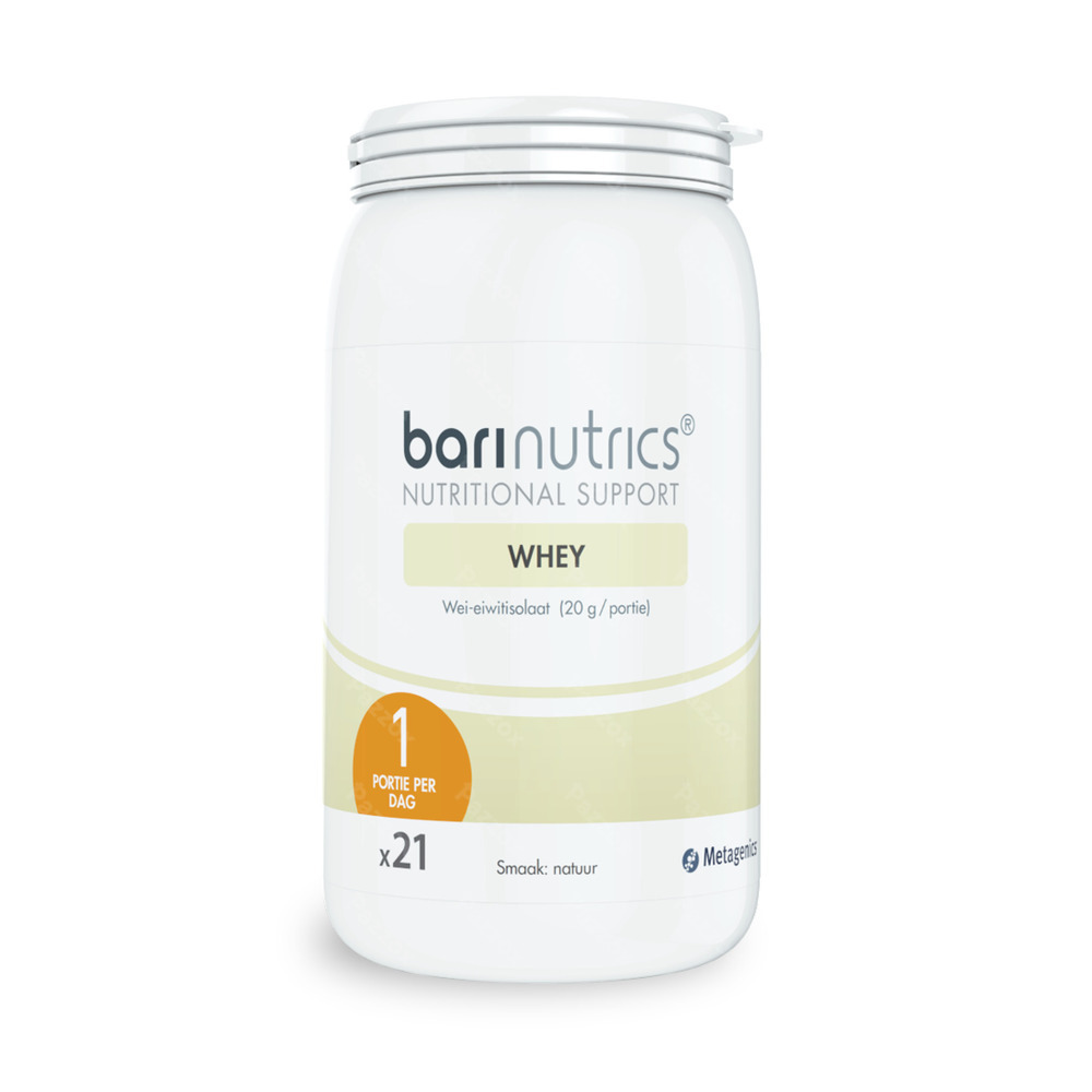 BariNutrics Whey Natuur 21 Porties