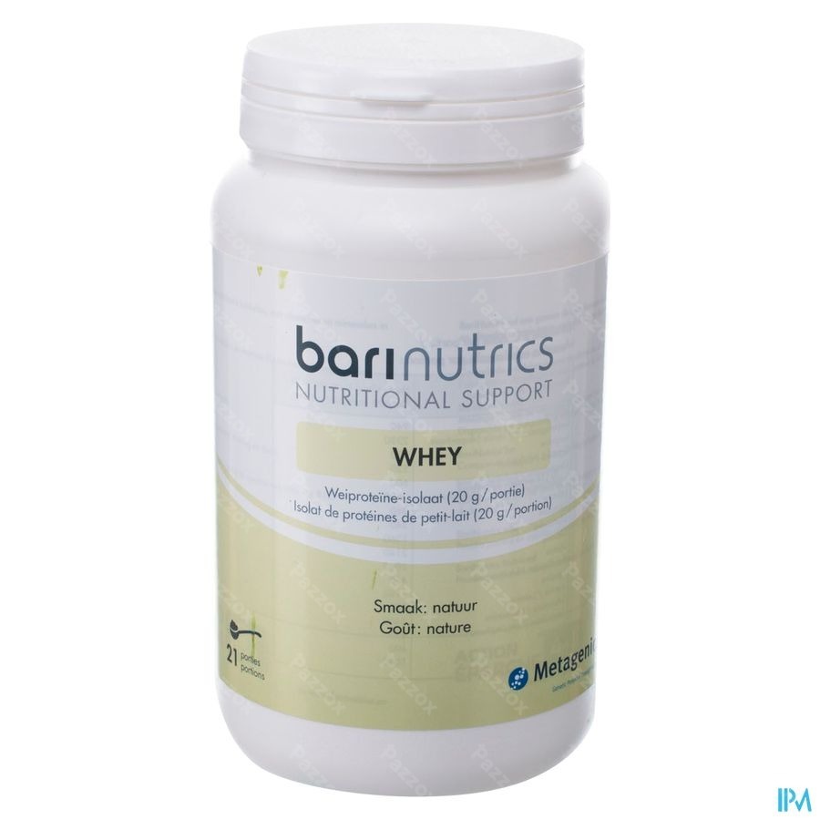 BariNutrics Whey Natuur 21 Porties