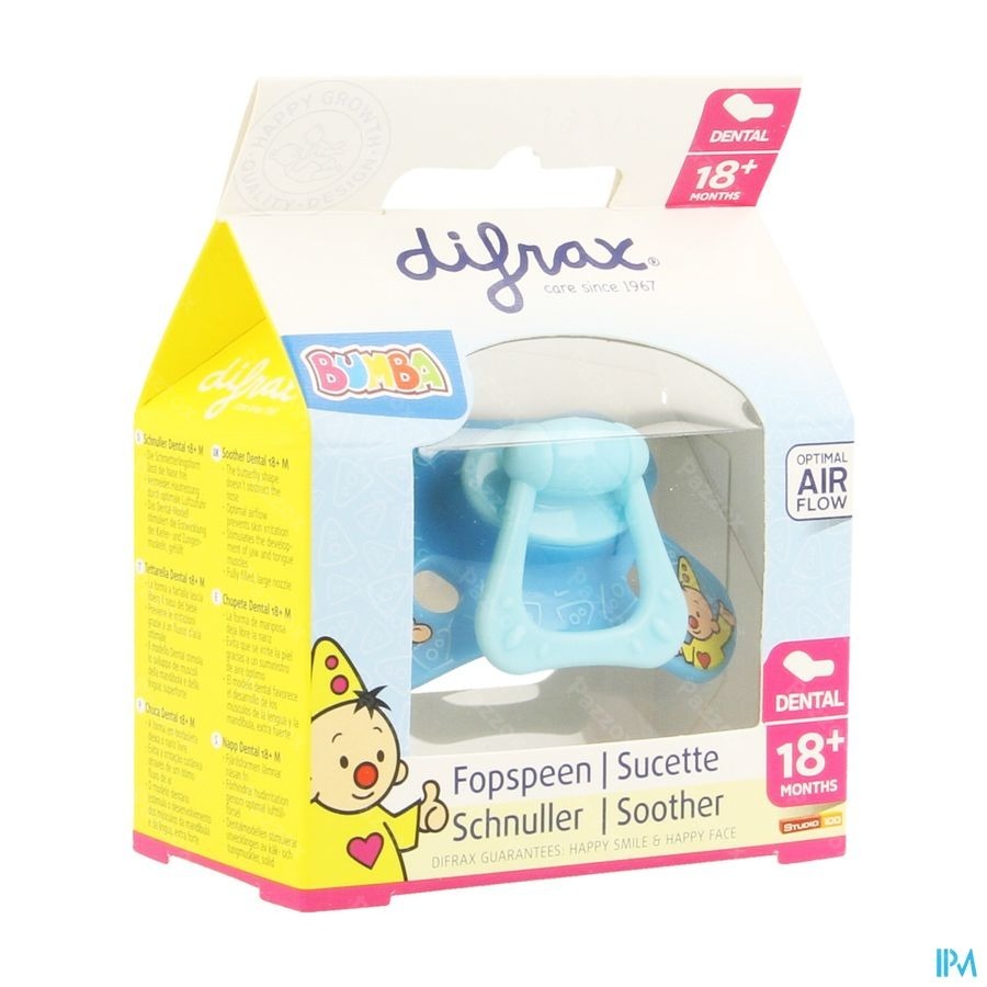 Difrax Fopspeen Dental +18m Bumba