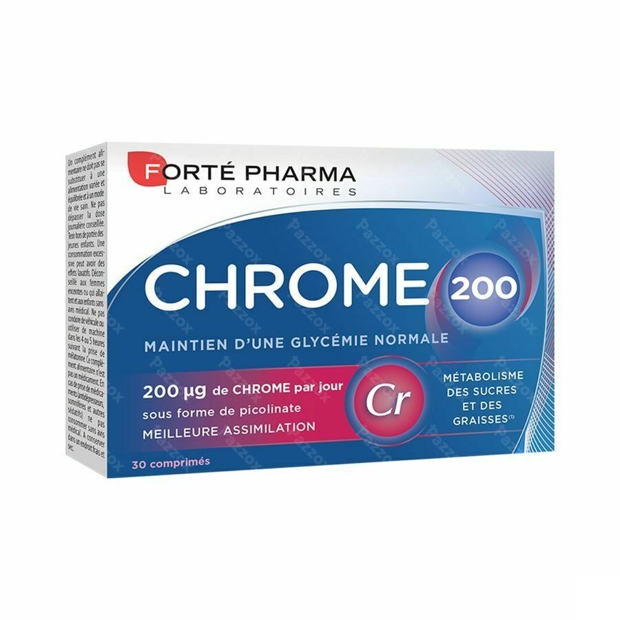 Forté Pharma Chroom 100 30 Tabletten