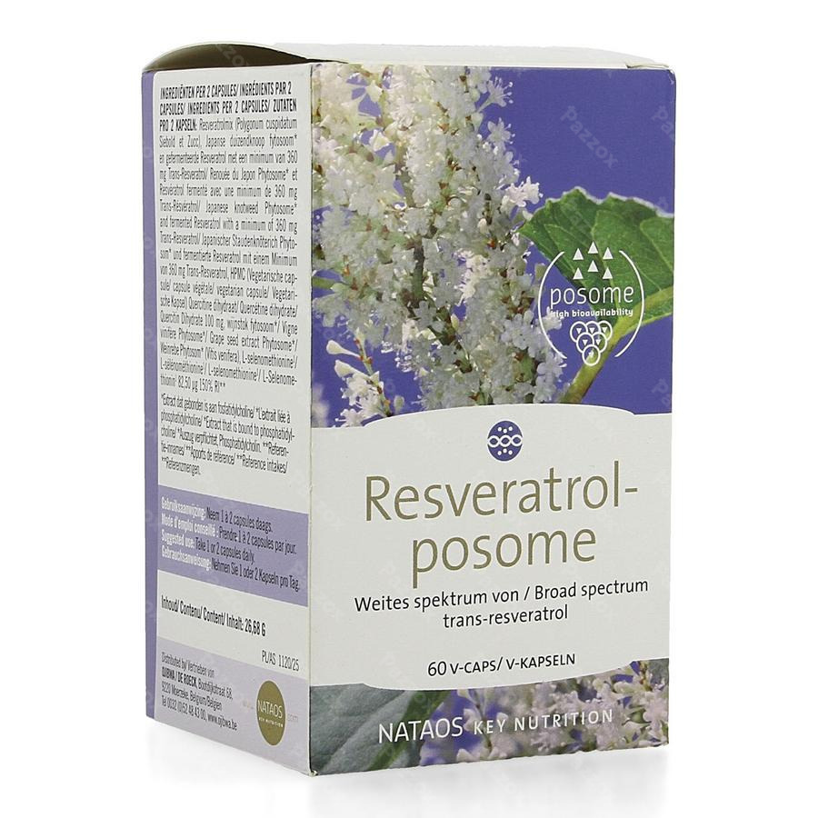 Nataos Key Nutrition Resveratrol-posome 60 Capsules