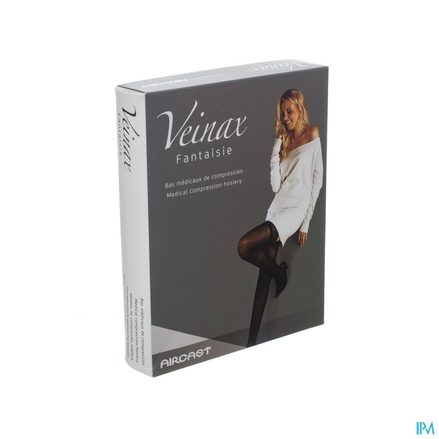 Veinax Panty Kleine Diamant 2 Lang Zwart Maat 1