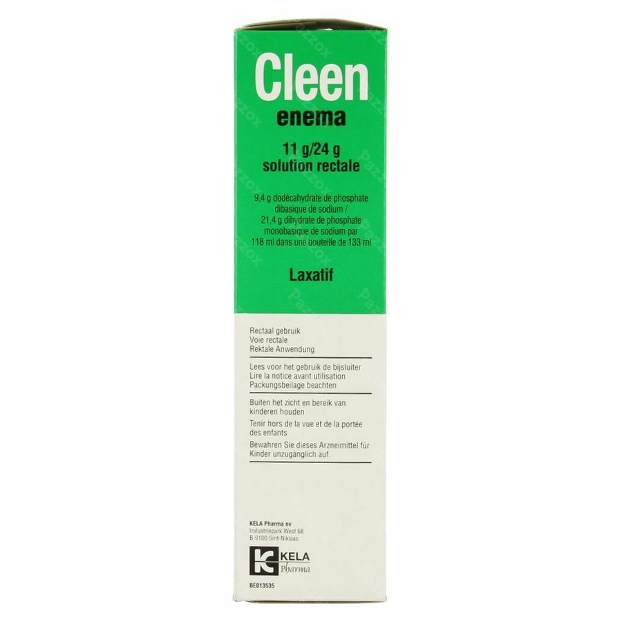 Cleen Enema 11g/24g Opl Rectaal Gebruik Fl 133ml
