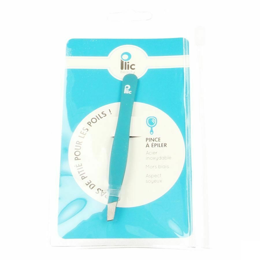 Plic Epileerpincet Schuine Punt Turquoise