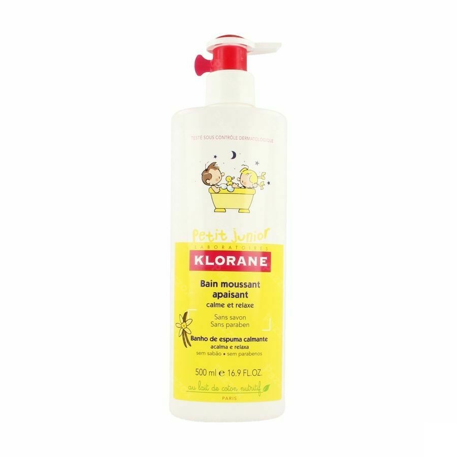 Klorane Petit Junior Badschuim Pompfl 500ml
