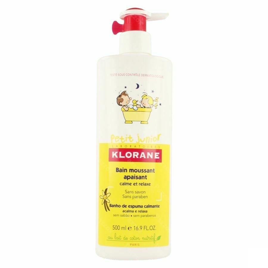 Klorane Petit Junior Badschuim Pompfl 500ml
