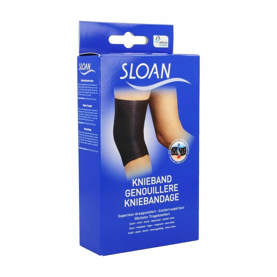 Sloan Classic Knie Zwart L