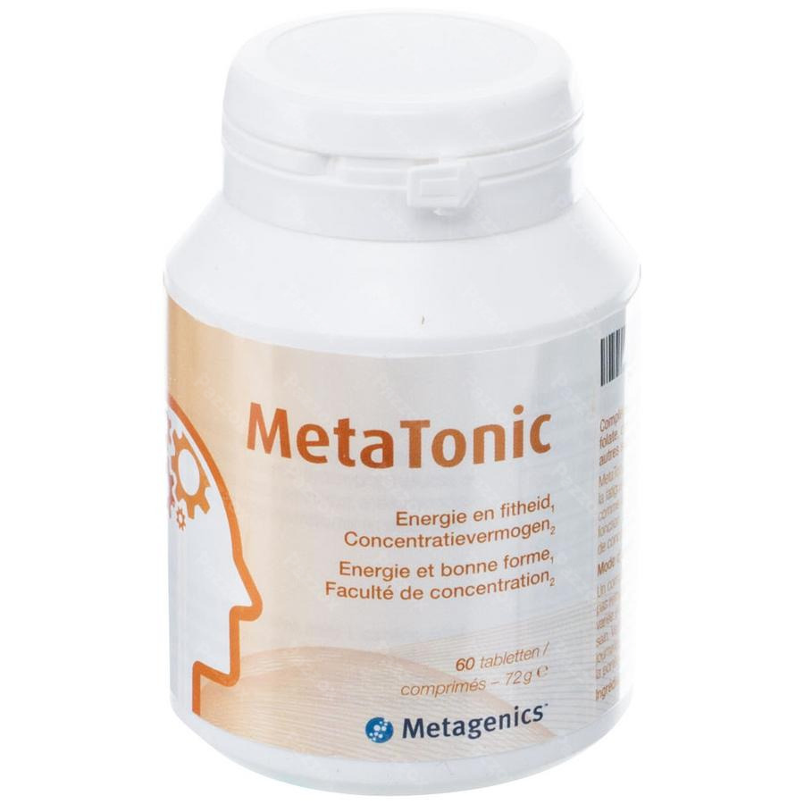 Metagenics MetaTonic Concentratie 60 Tabletten