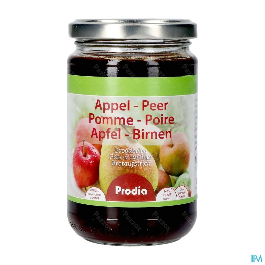 Prodia Broodbeleg Appel-peer 320g 4894 Revogan