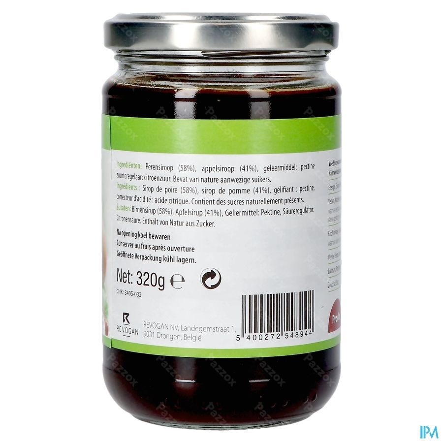Prodia Broodbeleg Appel-peer 320g 4894 Revogan
