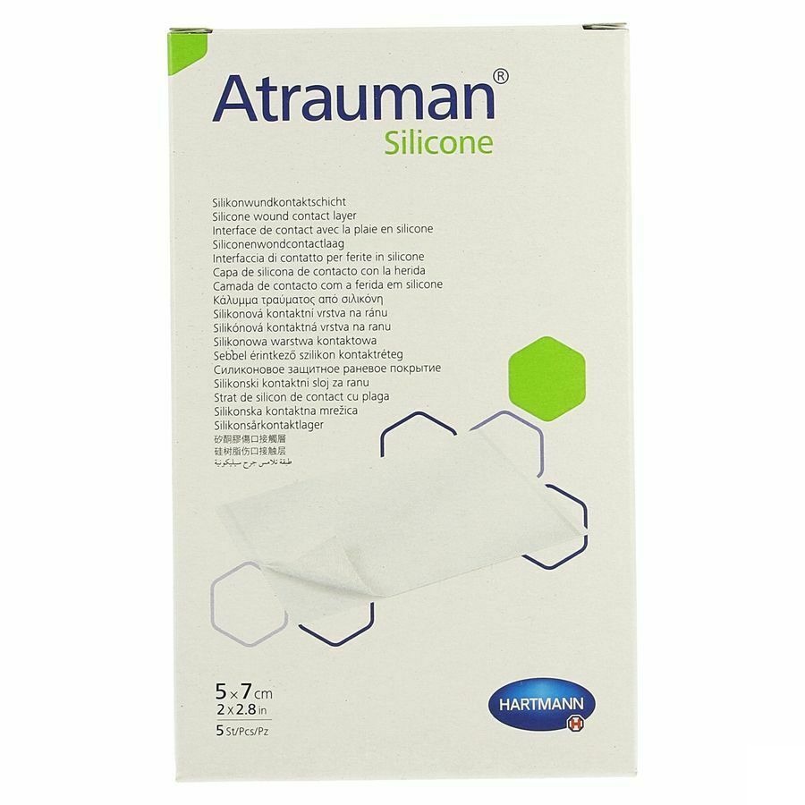 Atrauman Silicone 5x7cm 5 P/s