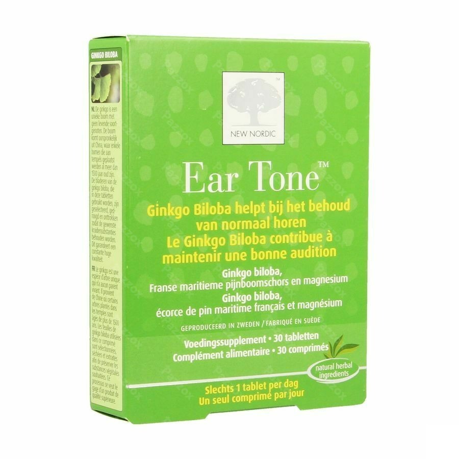 New Nordic Ear Tone Gehoor Evenw. Zenuwen Tabl 30