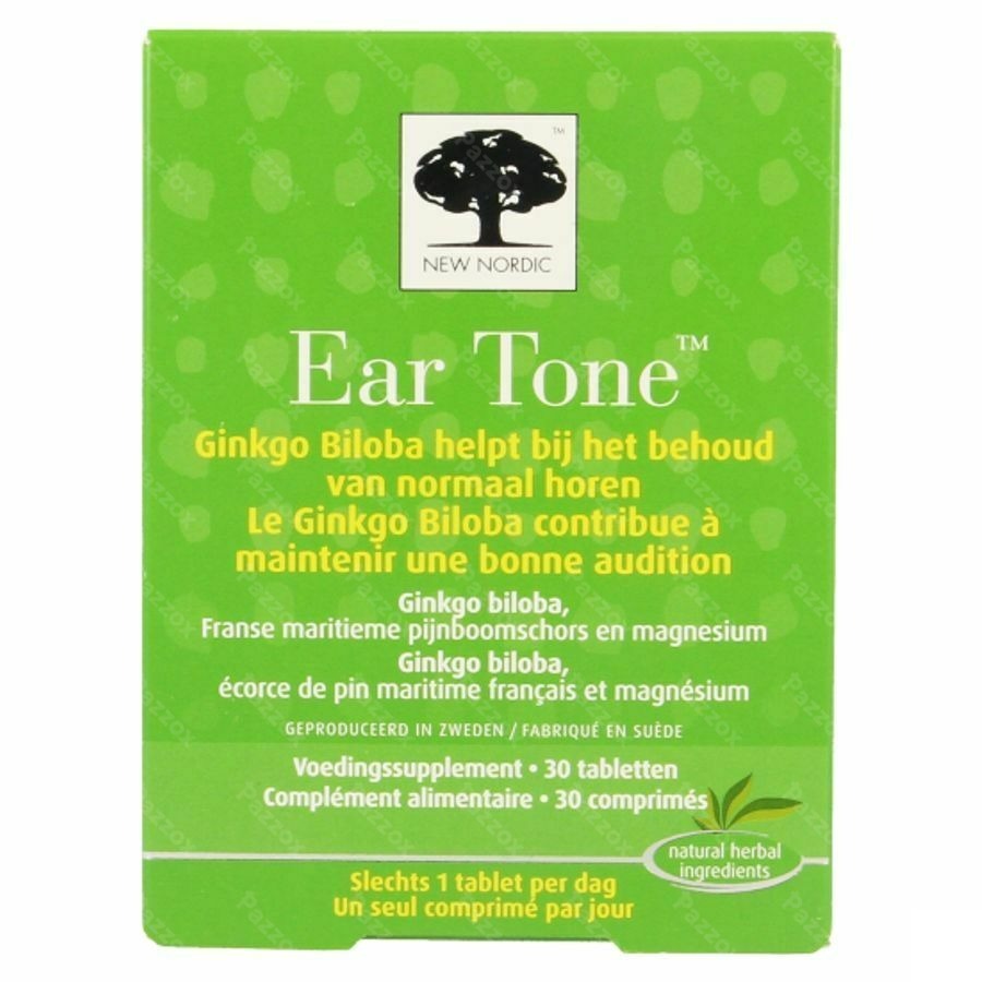 New Nordic Ear Tone Gehoor Evenw. Zenuwen Tabl 30