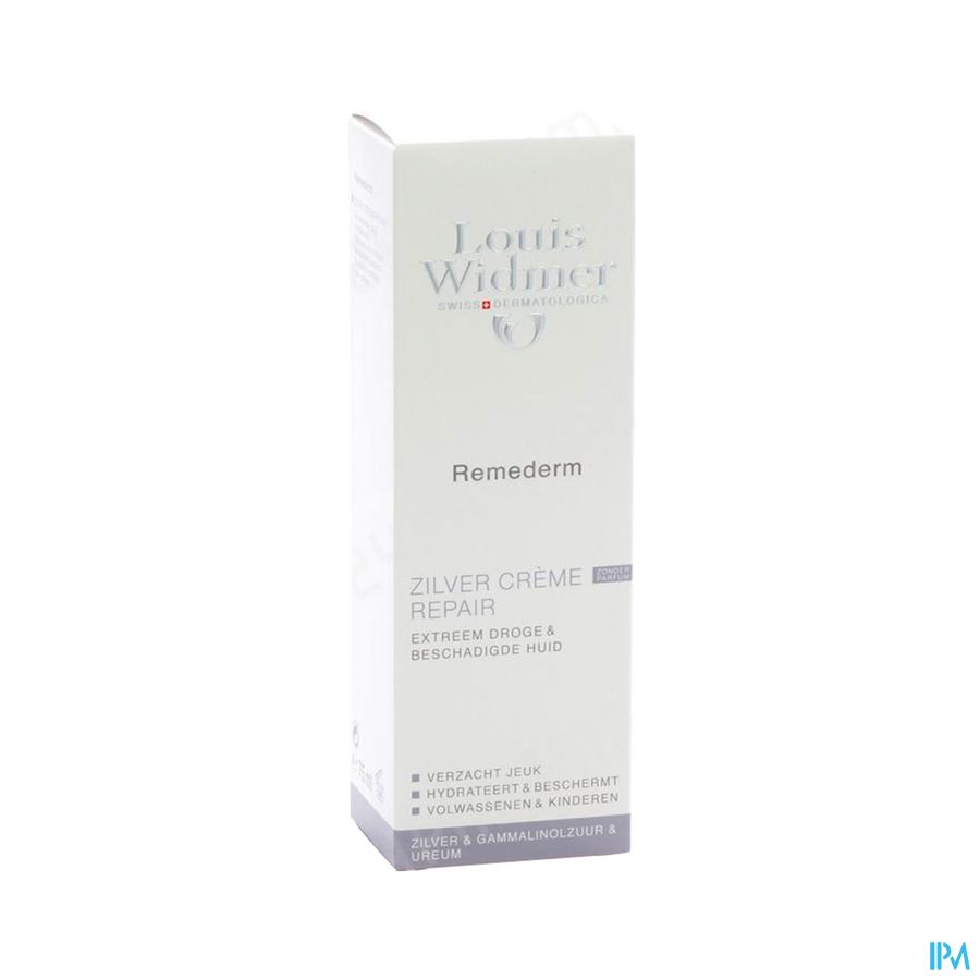 Widmer Remederm Zilvercreme N/parf Tube 40ml