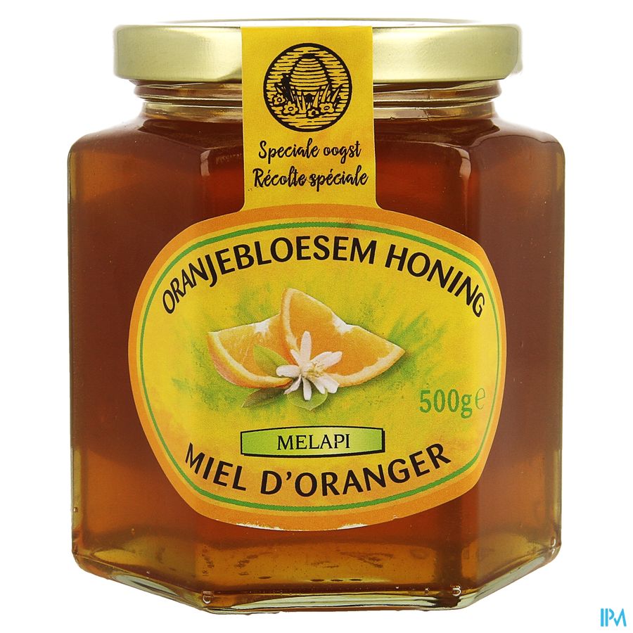 Melapi Honing Oranjebloesem 500g 3049 Revogan afbeelding 1