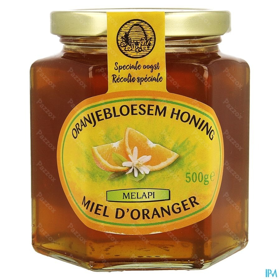 Melapi Honing Oranjebloesem 500g 3049 Revogan