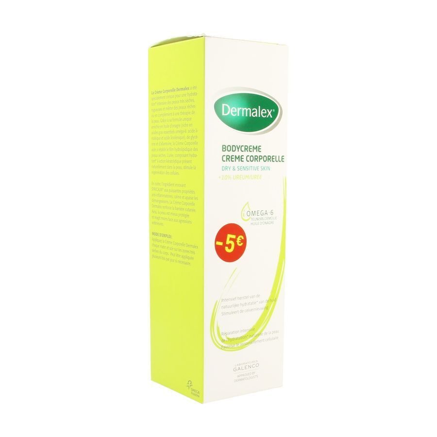 Dermalex Bodycreme 10% Ureum Nf 500ml Promo -5 Euro