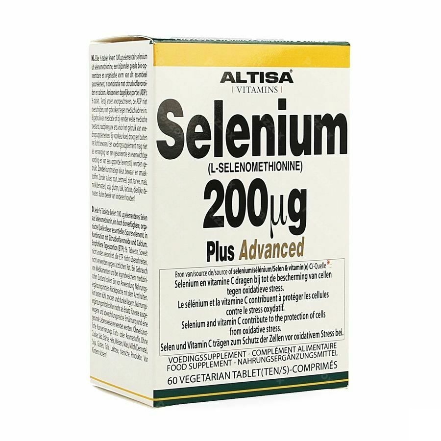 Altisa Selenium 200mcg Plus Advanced Comp 60