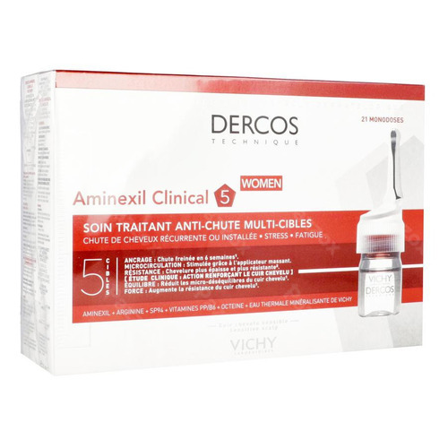 Vichy Dercos Aminexil Clinical 5 Women 21 Monodoses 6ml