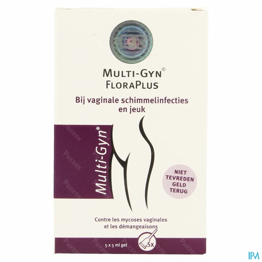 Multi-Gyn FloraPlus Vaginale Schimmelinfecties Gel 5 x 5ml