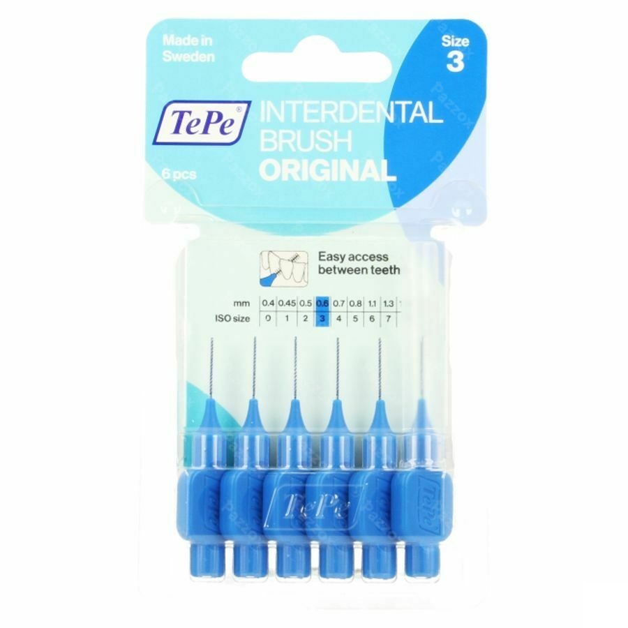 Tepe Interdental Brush 0,60mm Blue 6