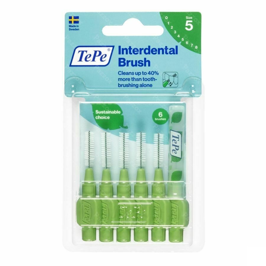Tepe Interdental Brush 0,8mm Green 6