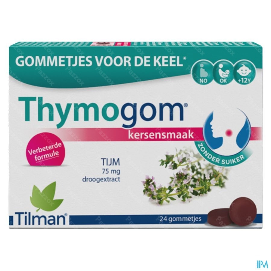 Thymogom Gommetjes Tijmextract 24
