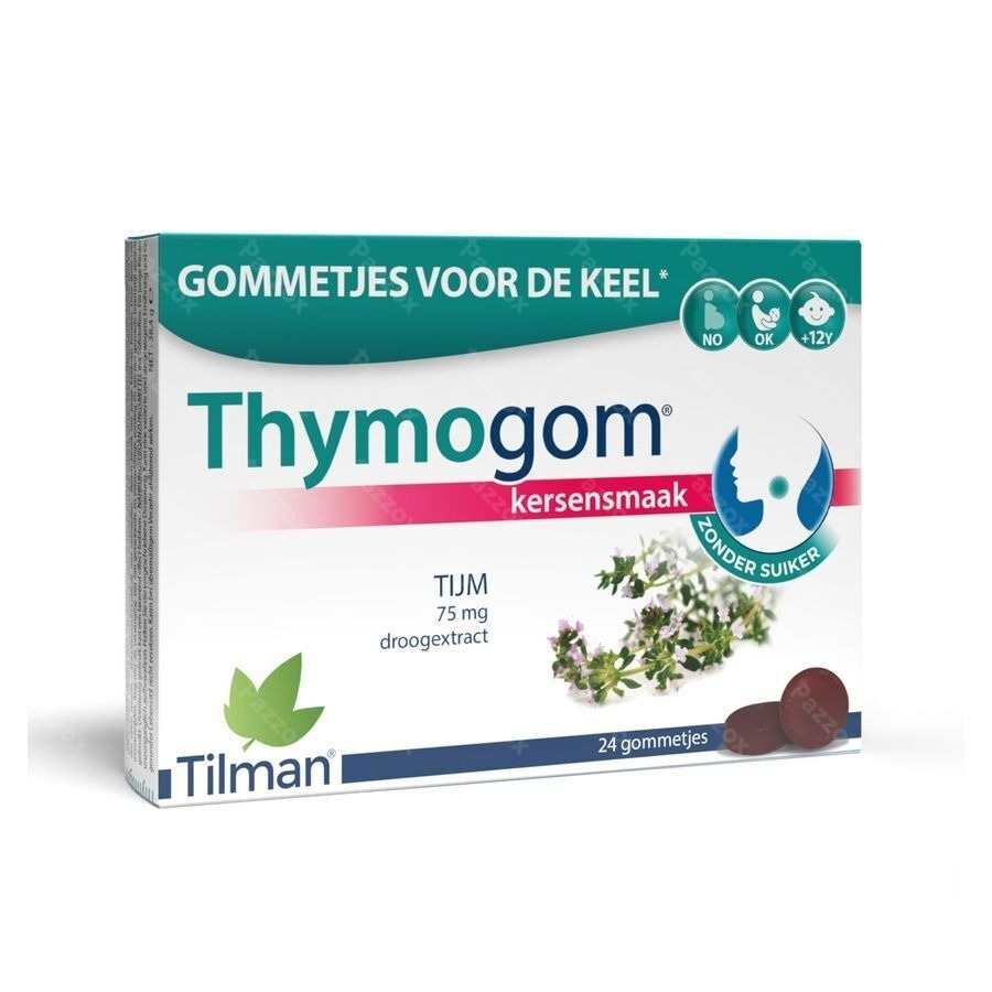 Thymogom Gommetjes Tijmextract 24