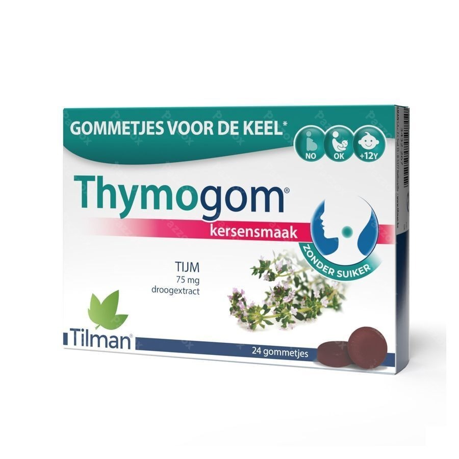 Thymogom Gommetjes Tijmextract 24