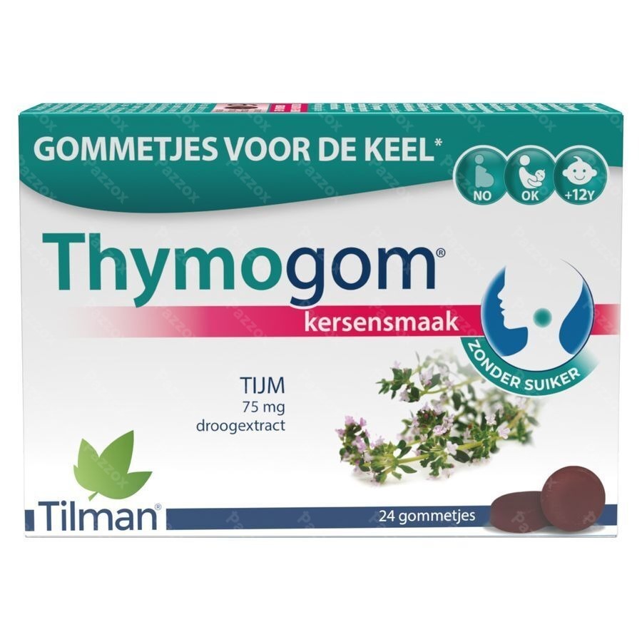 Thymogom Gommetjes Tijmextract 24